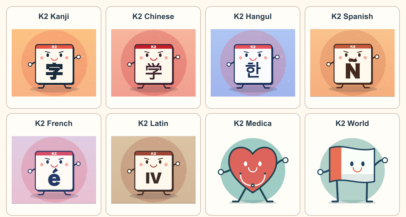 The K2 family of apps